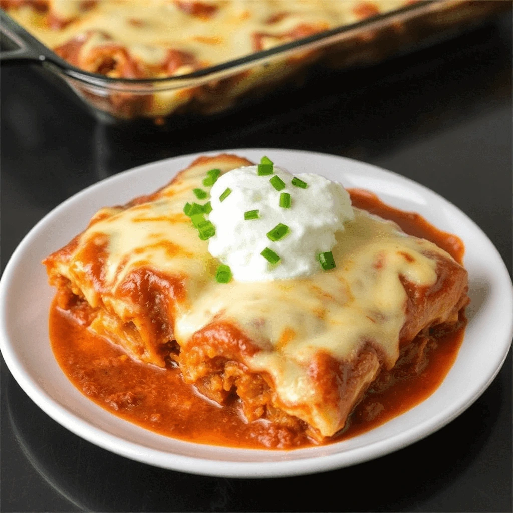 Delicious Boulders Enchilada with chicken, cheese, and flavorful sauce.